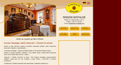 Desktop Screenshot of pension-nostalgie.com