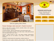 Tablet Screenshot of pension-nostalgie.com