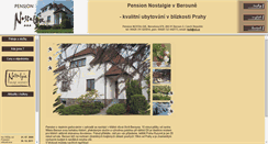 Desktop Screenshot of pension-nostalgie.cz
